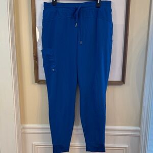 Barco One Royal Blue Jogger Scrub Pants